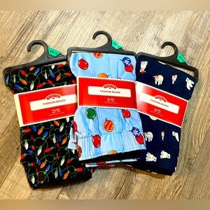 3 NWT XL (40-42) mens Christmas boxers